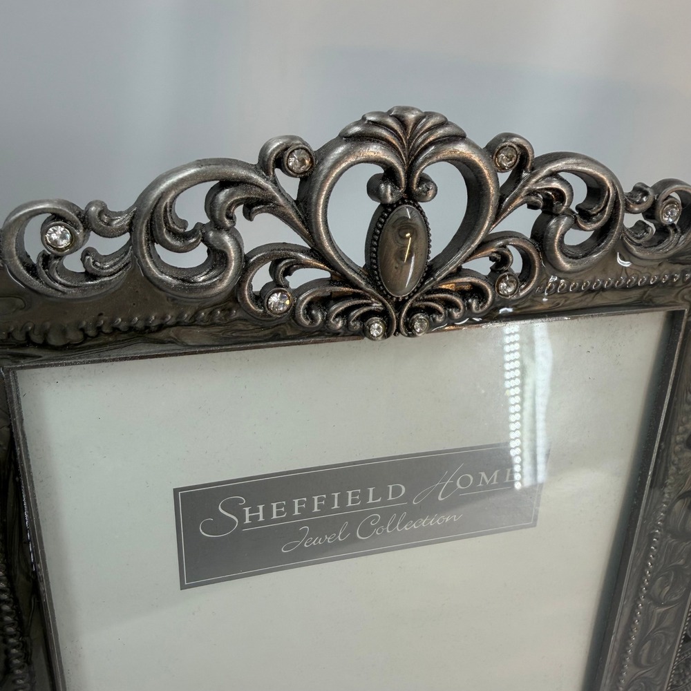 Sheffield Home Coquette Picture Frame Set Pewter Victorian Dark Academia 5x7 4x6 - Picture 4 of 15